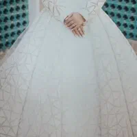 کرایه لباس عروس عربی تمام سنگ دوزی شده