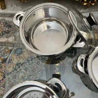 سرویس قابلمه استیل بلاژیو اصل ایتالیا|ظروف پخت‌وپز|تهران, سعادت‌آباد|دیوار