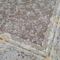 فرش بهاریه۹یه۶متری مشهد۱۵۰۰تراکم۴۵۰۰طوسی گلبرجسته|فرش|مشهد, وحید|دیوار