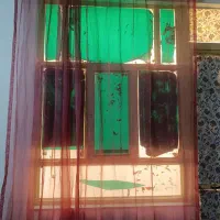 گلیم فرش ۴ متری تمیز.     و یک عدد پرده حریر ساده|گلیم، جاجیم، گبه|بهبهان, |دیوار