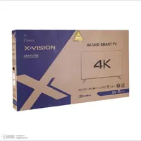 فروش تلویزیون ایکس ویژن 55 اینچ-4k آکبند
