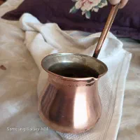 قهوه جوش شیر جوش مسی