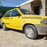 پراید زرد تاکسی داخل شهری