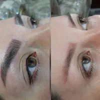 مدل میکروبلیدینگ ابرو و خط چشم رژ لب دائم و بن مژه|خدمات آرایشگری و زیبایی|باقرشهر, |دیوار