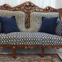 مبل استیل ۷ نفره کاملا سالم و نو|مبلمان خانگی و میز عسلی|تهران, فدک|دیوار