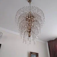 لوستر رنگ ثابت ده لامپه