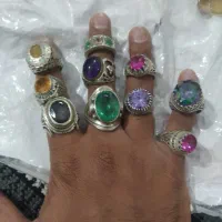 نزدیک به ۴کیلو انگشتر نقره فروشی|جواهرات|گنبد کاووس, |دیوار