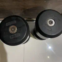 دمبل سنگین.برند ایوانکو.۶۰ و ۱۰۰ کیلویی|تجهیزات ورزشی|تهران, کاج|دیوار