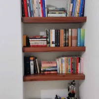 شلف دیواری پایه مخفی مقاوم خرید از تولیدی|کتابخانه، شلف، قفسههای دیواری|تهران, اتحاد|دیوار