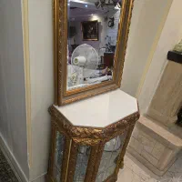 ایینه و کنسول چوب