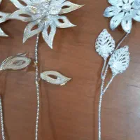 ۶ عدد گل نقره