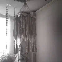 لوستر مکرومه در دو سایز