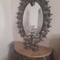 آینه و شمعدان و کنسول|بوفه، ویترین، کنسول|رشت, استقامت ۱|دیوار