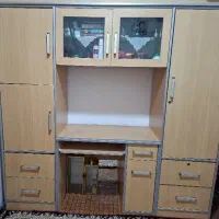 کمد ام دی اف رنگ کرم