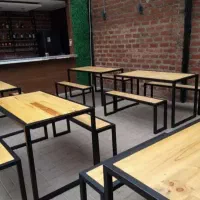 صفحه چوب روس ضخامت ۴ سانت|میز و صندلی غذاخوری|خاوران, |دیوار