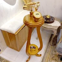 تلفن ایستاده کلاسیک طلایی مناسب جهزیه