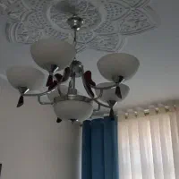 ۳ عدد لوستر ۵ شاخه|لوستر و چراغ آویز|اندیشه, اندیشه فاز ۲|دیوار