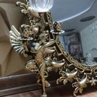 آینه شمعدان ملائکه آک|آینه|اصفهان, شیخ اشراق|دیوار