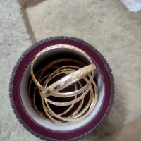 ۸عدد النگو رنگ ثابت نو نو سایز۱