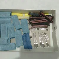 بیگودی فنری توری - پلاستیکی و کشی+ گیره مو استیل|آرایشگاه و سالن‌های زیبایی|پرند, فاز ۲|دیوار