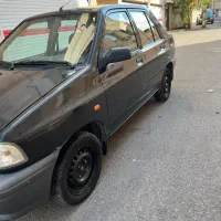 پراید مشکی مدل۹۸ بدون رنگ و ضربه شاسی پلمپ|خودرو سواری و وانت|رشت, آب و برق|دیوار