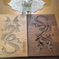 تخته نرد طرح اژدها CNC|کلکسیون و سرگرمی|خاوران, |دیوار