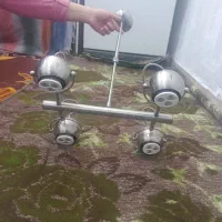 لوستر استیل|لوستر و چراغ آویز|کرمان, |دیوار