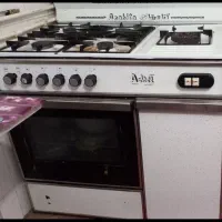 اجاق گاز فر دار با جوجه گردان مدل آناهیتا