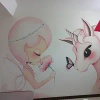 فروش و نصب کاغذ دیواری پوستر نقاشی گچ کاری بازسازی|خدمات پیشه و مهارت|اصفهان, ملک‌شهر|دیوار