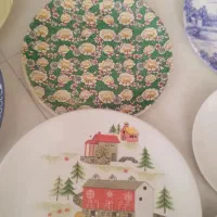 بشقاب دیواری ملامین قدیمی نوستالژی ،دیوارکوب عتیقه|ظروف سرو و پذیرایی|مشهد, ایثارگران|دیوار