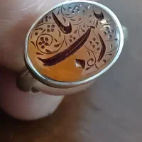 انگشترهای  دست ساز عقیق خطی