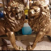 مجسمه برنز شیر سایز بزرگ