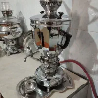 سماور ۶لیتری دو لوکس عتیقه تمام برنج خیلی قدیمی|کلکسیون اشیاء عتیقه|کرج, ساسانی (قلمستان)|دیوار
