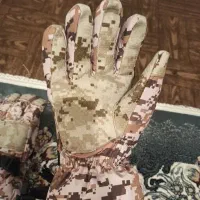 دستکش دوپوش کوهنوردی طرح نظامی گمشده