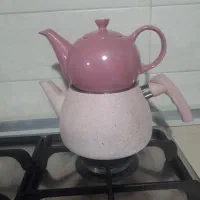 کتری گرانیتی وقوری سرامیک صورتی