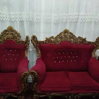 مبل سلطنتی ۷نفره|مبلمان خانگی و میز عسلی|محمدیه-قزوین, |دیوار