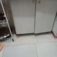 8متر کابینت فلزی سالم سالم همراه با سنگ کابینت
