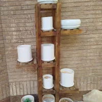 فروش گلدان و استند چوبی|گل و گیاه طبیعی|شاهینشهر, حافظ شمالی|دیوار