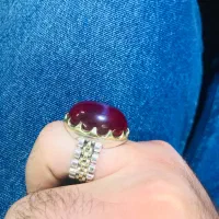 انگشتر نقره یاقوت استار دست ساز|جواهرات|قدس, شهرقدس|دیوار