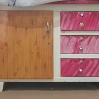 کمد آهنی دست ساز سنگین در حد نو مناسب جهیزیه