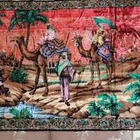 فرش دیوارکوب ابریشم نو