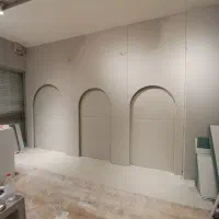 سقف ودیوار عایق صدا باکناف سقف کاذب۶۰×۶مستقیم نصاب|خدمات پیشه و مهارت|تهران, بلورسازی|دیوار