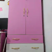کمد وتخت دخترانه|تخت و سرویس خواب|اهواز, سپیدار|دیوار