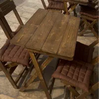 میز و صندلی چوبی