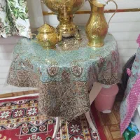 سرویس سماور با میز وترمه|سماور، چایساز، قهوهساز|قزوین, |دیوار