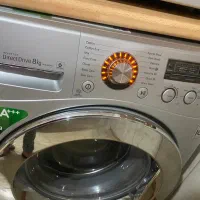 لباسشویی تمام اتوماتیک ال جی هشت کیلویی اصل کره|ماشین لباسشویی و خشککن لباس|رشت, گلسار|دیوار