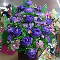 باکس گل مصنوعی ارکیده و پیونی|گل مصنوعی|تبریز, |دیوار