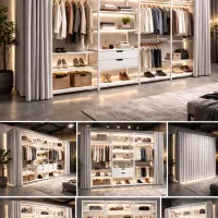 کمد و کابینت مدرن با اسکلت فلزی قیمت اقتصادی