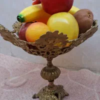 میوه خوری برنجی بامیوه|صنایع دستی و سایر لوازم تزئینی|گلستان (تهران), |دیوار