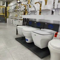 روشویی ۰۰۵ روکار ۶۰×۴۰ چوبی سفید با سنگ سفید|لوازم سرویس بهداشتی|کرج, گلشهر|دیوار